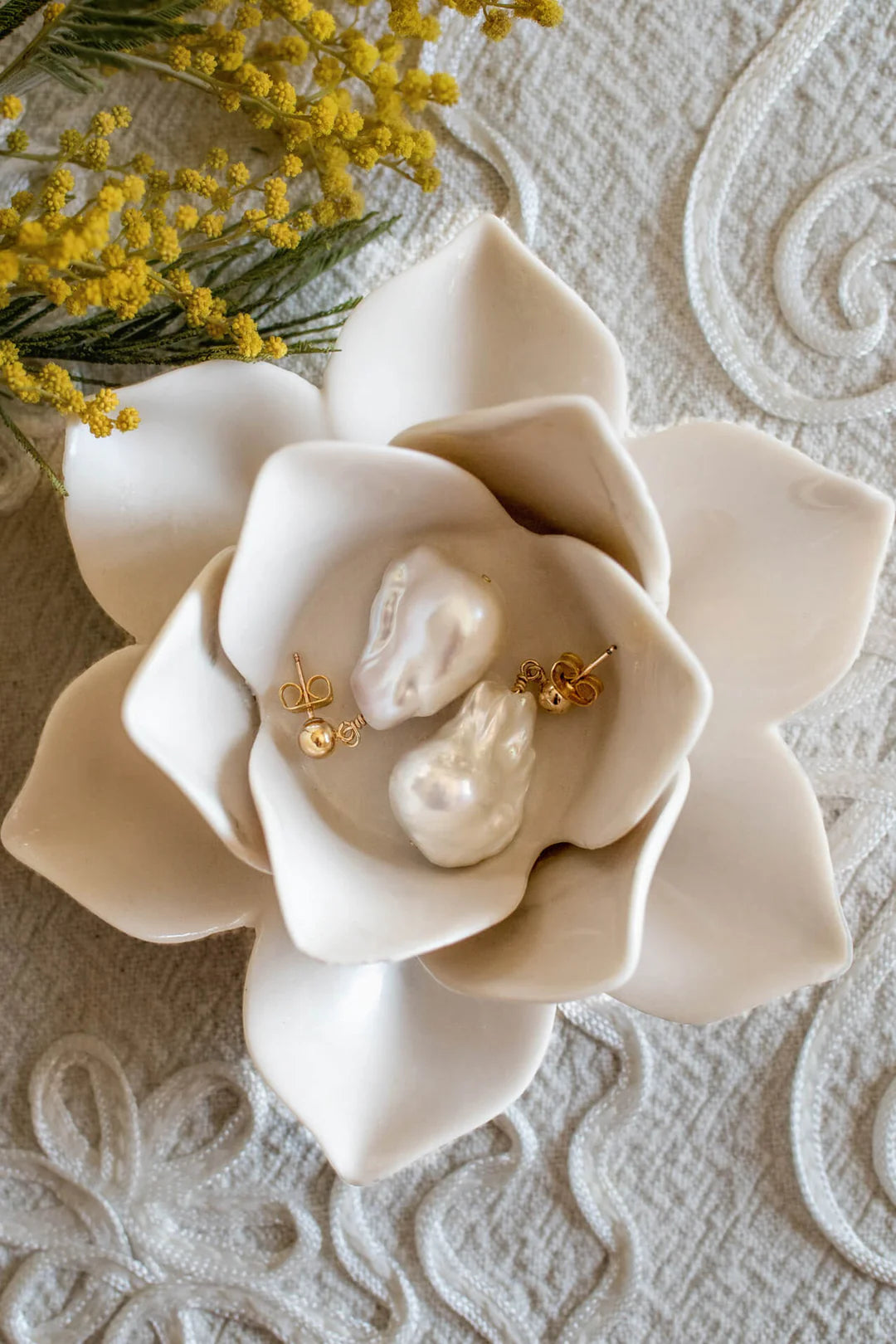 The Baroque Muse Drop Earrings
