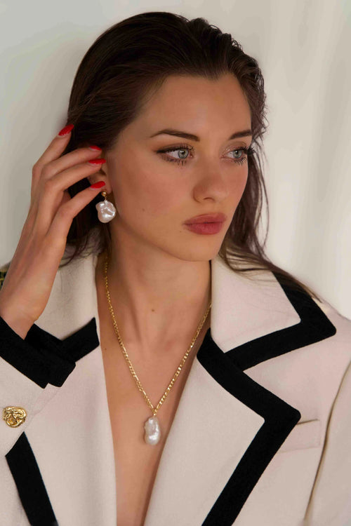 The Baroque Muse Drop Earrings